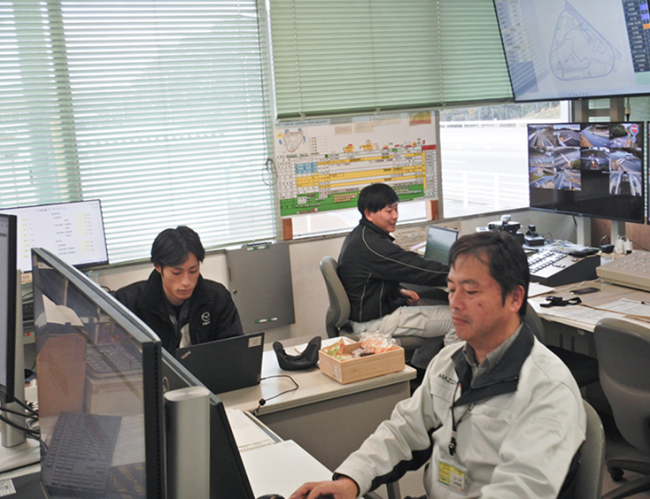 コース管制業務