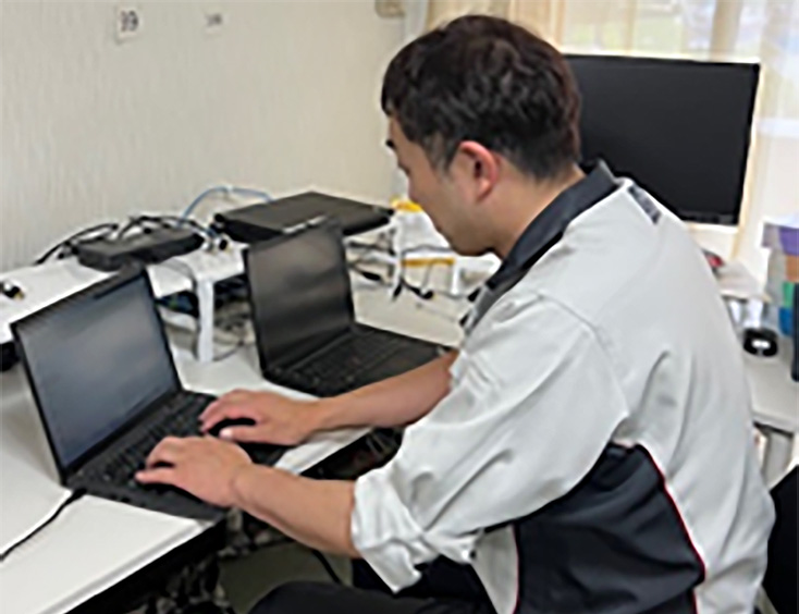 IT機器の設定配送／健診受付
